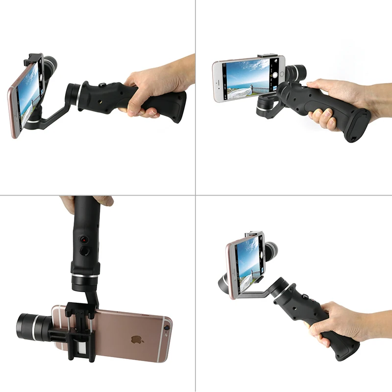 BEYONDSKY Eyemind смартфон ручной Gimbal 3 осевой Стабилизатор сумка Gopro пластина для iPhone Xiaomi