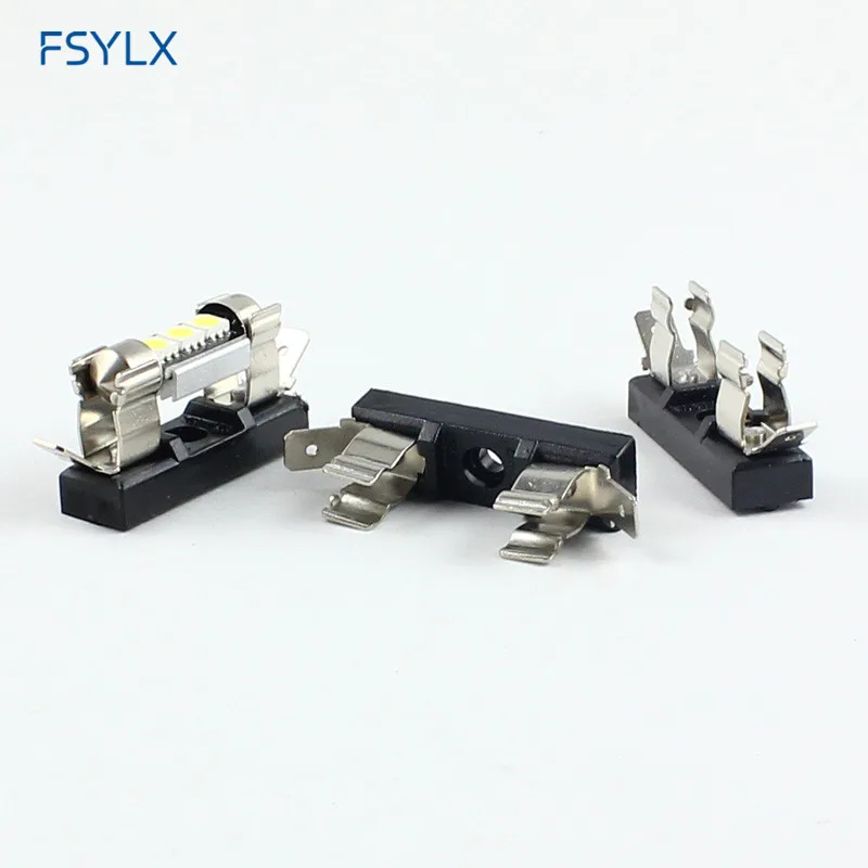FSYLX Festoon C5W гнездо адаптера для 31 мм 36 мм автомобиля C5W гирлянда светодиодные лампы для чтения светодиодные лампочки адаптер светодиодный разъем festoon