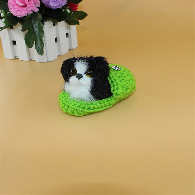 1 шт. имитационная модель собаки мини плюшевые игрушки куклы kawaii миниатюрные