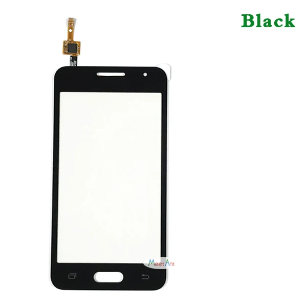 Черный 4," для samsung Galaxy DUOS Core 2 II SM-G355H G355H G355 G355M сенсорный экран дигитайзер сенсор внешняя стеклянная панель объектива - Цвет: Черный