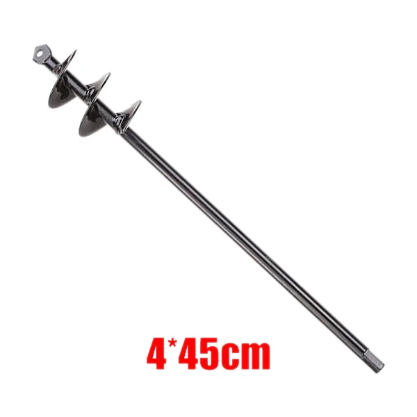 40 x 450mm Садовый Бур, спиральное сверло, цветочное кашпо для копания, несколько размеров и глубины, используемое для электрической дрели, модифицированное наземное сверло - Цвет: 40 x 450mm