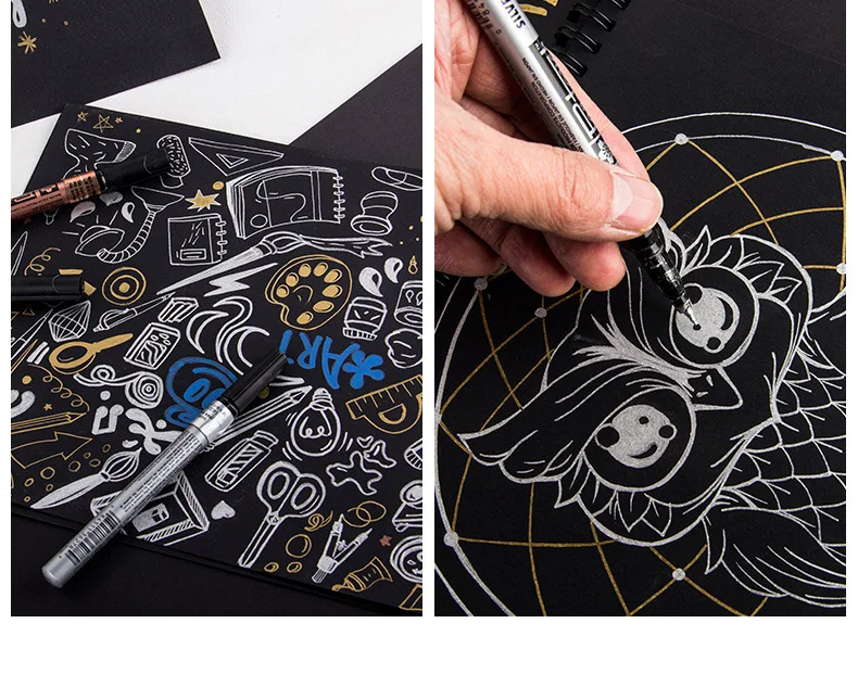 Retro Watercolor Paper for Drawing Painting Graffiti Coiling Black Paper Sketch Book Memo Pad Notebook Office School Art Gift