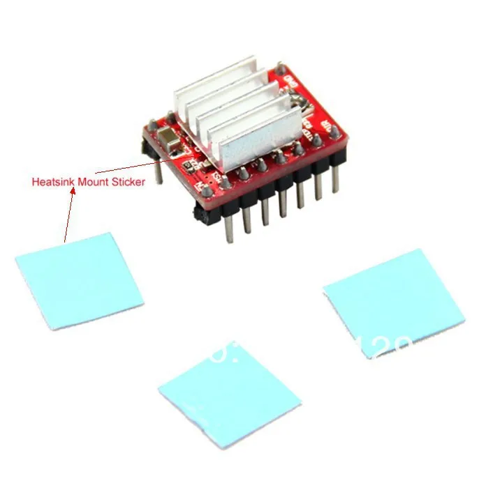 Экран Geeetech RAMPS1.4 Iduino Mega2560 R3 с шаговым двигателем Pololu A4988 радиатором для 3D принтера