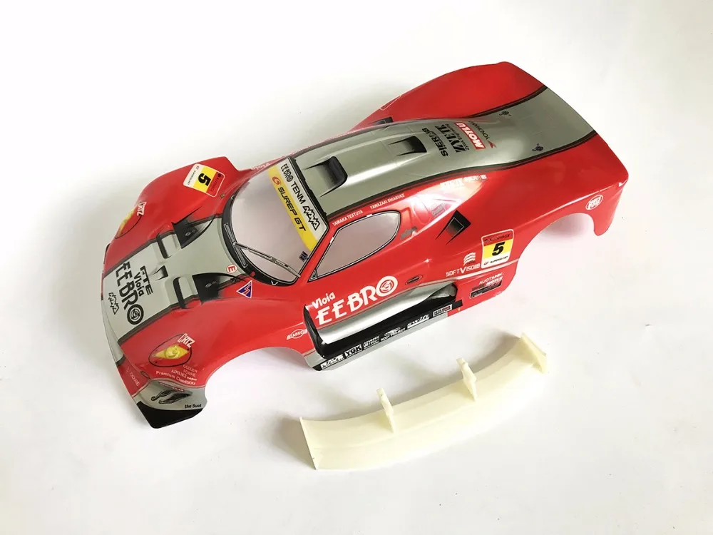 HENGLONG 3851 1 RC EP car Lightning 1/10 Запасные части № 01008 красный корпус автомобиля/корпус