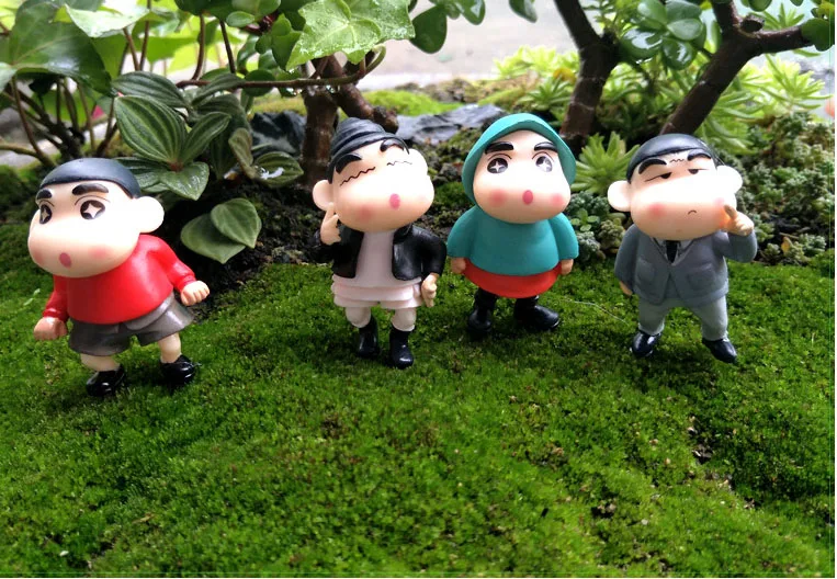2019 1 шт. милый мальчик Shinchan DIY Смола Фея Сад ремесло украшение миниатюрный микро
