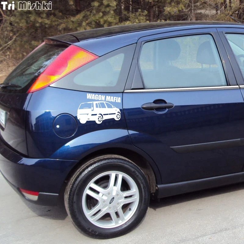 Tri Mishki HZX535 14x20 см wagon mafia наклейки на авто виниловые мотоцикл акссесуары