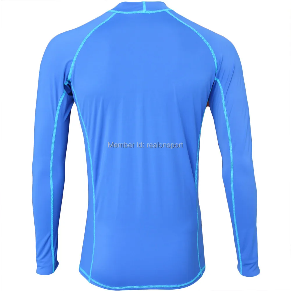 REALON УФ Защита с длинным рукавом купальники нейлон спандекс для мужчин и женщин