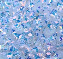 diamond Мульти формы ПЭТ синий кристалл серии Свободная прозрачная тесьма с пайетками для шитья Свадебные Ремесло женский аксессуар для одежды Сделай Сам 20 г - Цвет: diamond