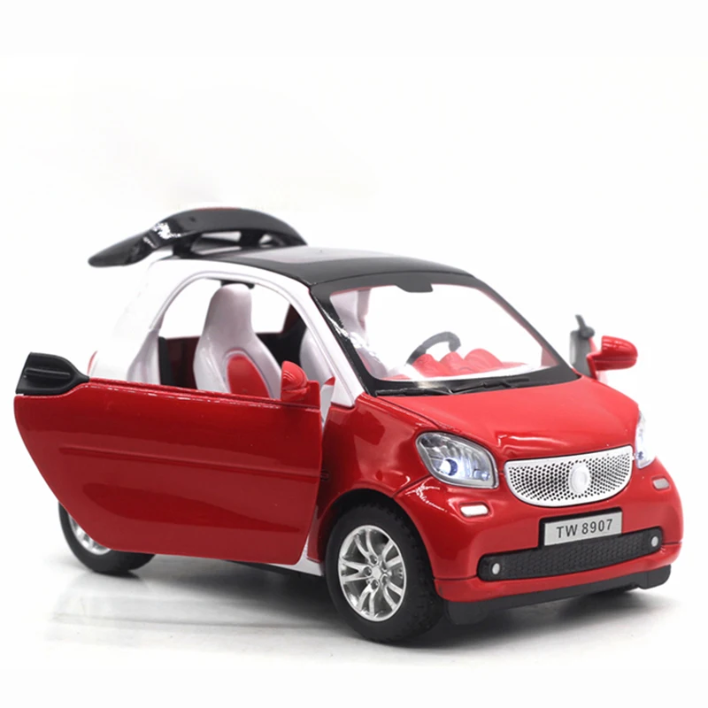 Hommate Smart 1:24 весы для двух моделей автомобилей сплава металла литья под давлением игрушка модель машины подарок автомобили игрушки для детей