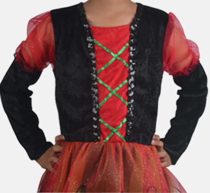 Free shipping Halloween costume witch clothes Children's Day cosplay | Тематическая одежда и униформа