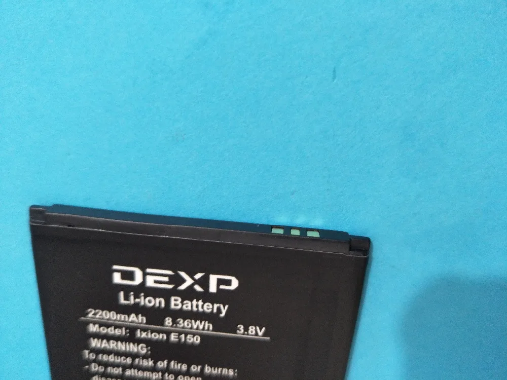 AZK Высококачественный новый аккумулятор Ixion E150 для DEXP Soul сотовый телефон 2200 мАч 3 8