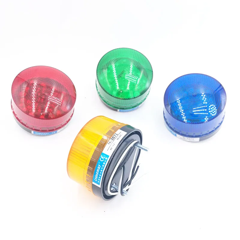 Фонасветильник со светодиодным индикатором предупреждающий мигающий фонарь