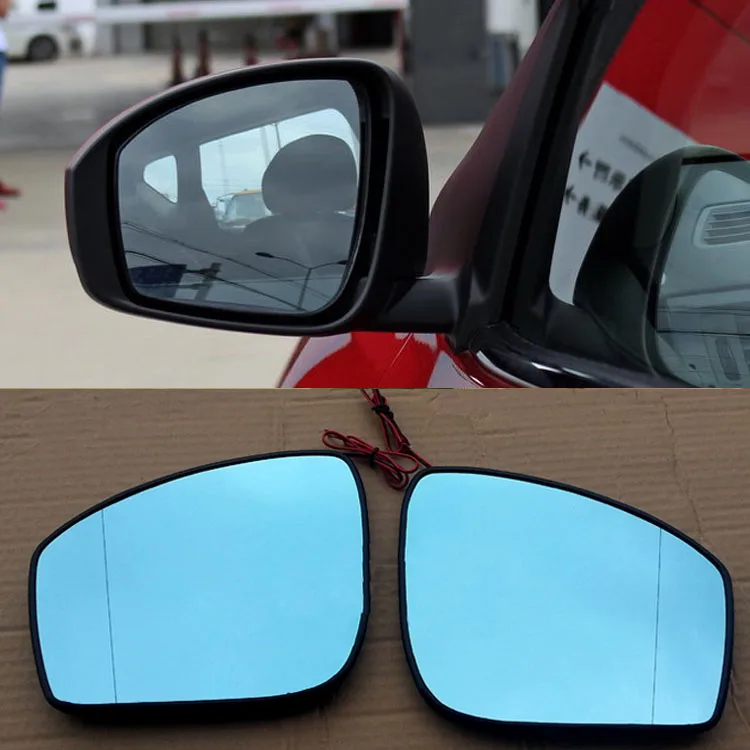 Новые синие очки для Nissan Tiida с подогревом и боковым зеркалом поворота 2 шт.|side view