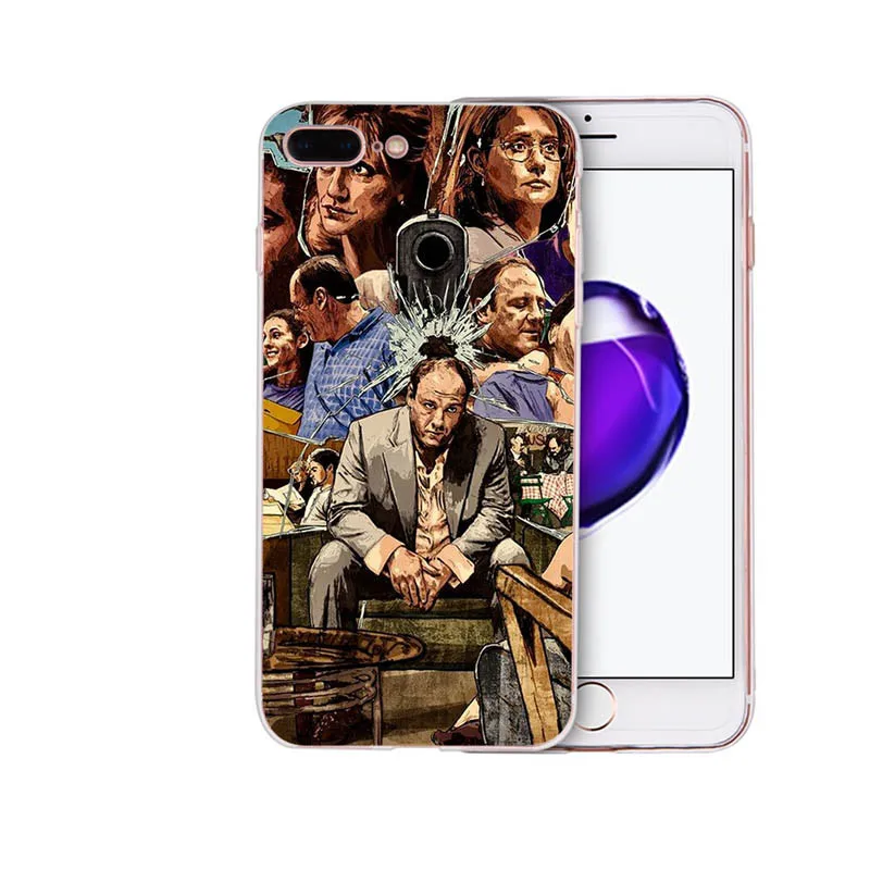 Мягкий чехол для телефона Sopranos James Gandolfini iPhone X XS MAX XR 7 8 6 6s puls 5s 5 10 se силиконовый |