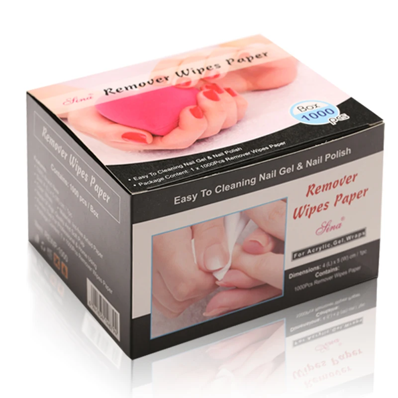 Салфетки для удаления ногтей Modelones 1000 шт./лот хлопковые салфетки инструменты