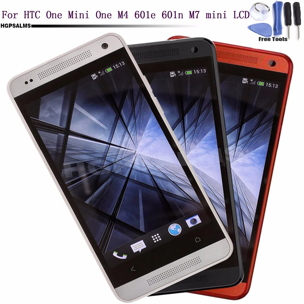 Для htc One Mini One M4 601e 601n M7 mini ЖК-дисплей кодирующий преобразователь сенсорного экрана в сборе запасные части с рамкой+ Инструменты