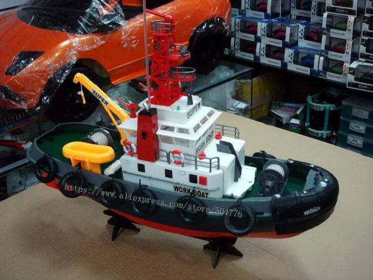 Американский морской порт Рабочая лодка с функцией водяного распыления HL 3810 2 4G