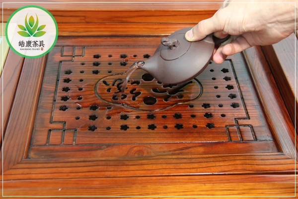 Плоской формы китайский чайник настоящий Исин для набора Кунг Фу Ча Пожелание