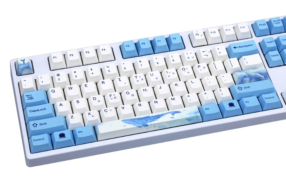 Кит 108/110 клавиш краситель сублимированный pbt keycap для механической клавиатуры Cherry filco Ducky keycap Вишневый профиль только keycaps