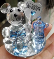 personalized k5 crystal bear nipple baptism baby shower souvenirs party christening giveaway gift wedding favors and gifts 50pcs