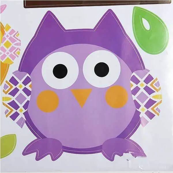 WiseBuy Four Owl Butterfly Tree Removable Vinyl Decal Wall Sticker|stickers sample|decals automotivedecal logo |