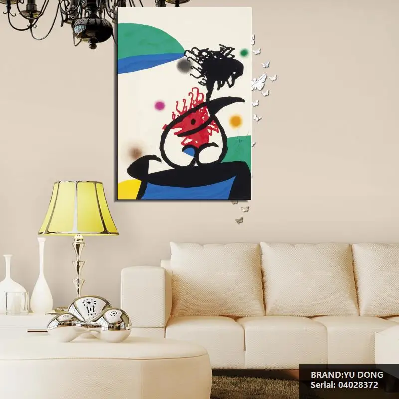 ХУАН МИРО МАНДАРИН DU NORD. tif Мультфильм Абстрактная Живопись Маслом Рисование