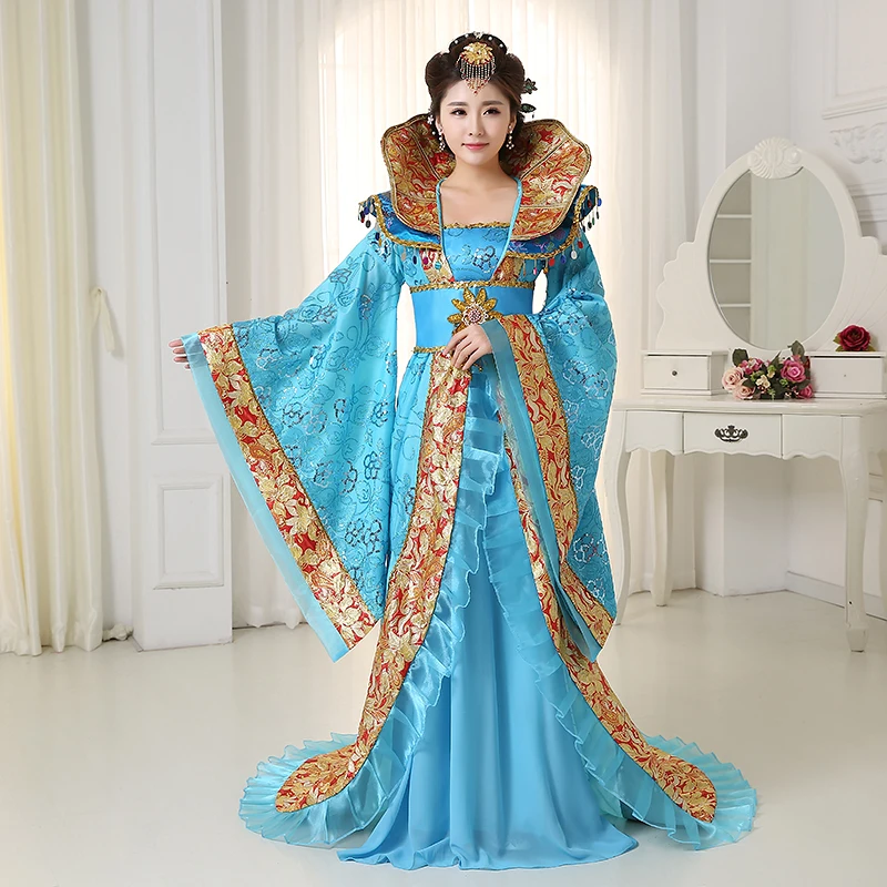 Высококачественное красное женское платье с воротником стойкой благородное