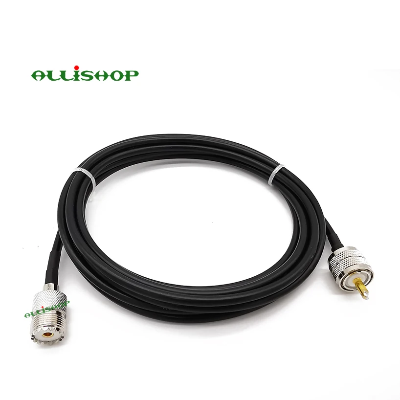 UHF PL259 штекер к SO239 гнездо RG58 кабель для транспортного средства CB