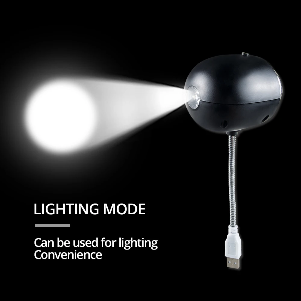 Foxanon Portable Led Stage Lighting Effect Lamp USB Bracket Lights Bulb Nightlight 2 in1 For DJ KTV Home Party Car Decor | Освещение