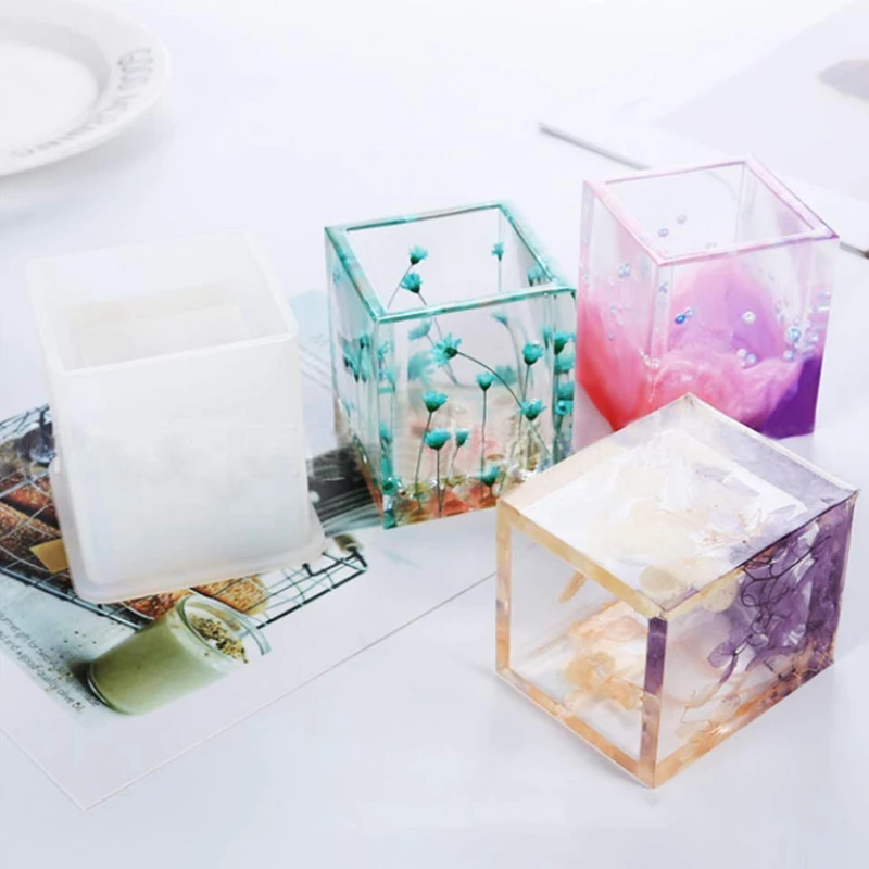 Silicone Resin Kits Jewelry Casting Moulds Tools For Epoxy Making Ashtray And Pen Holder Home Decoration Mould D | Украшения и
