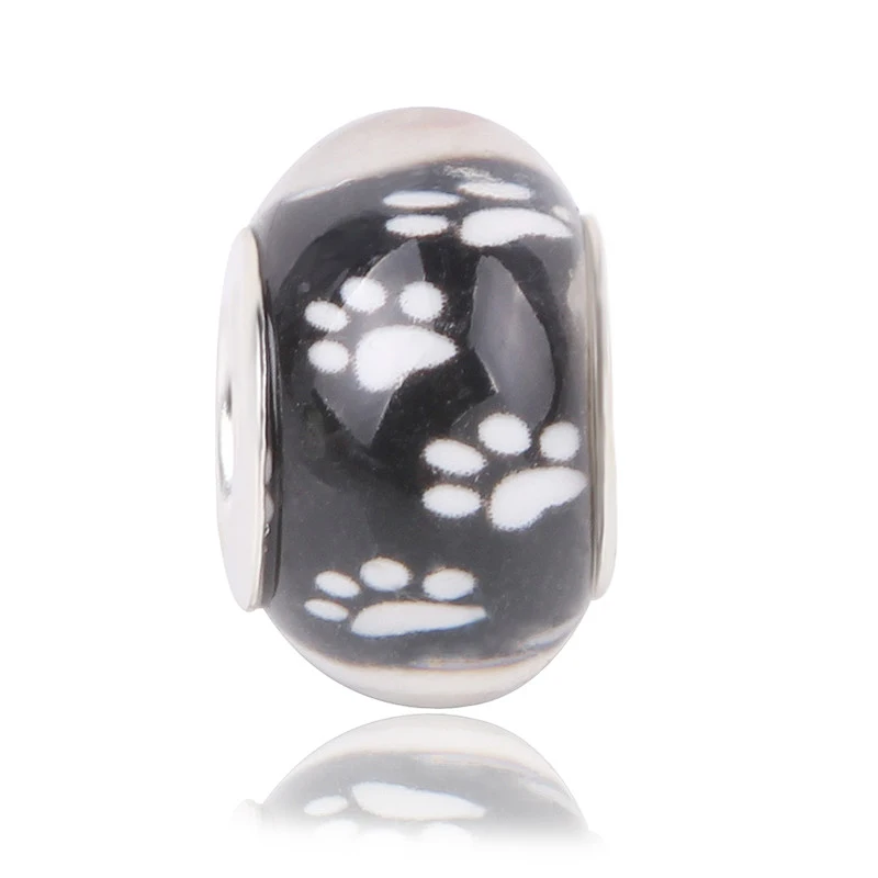 X-160 Новинка, серебряный полимерный аолли, очаровательный цветной цветок, стекло, большое отверстие, европейская рукоделие ювелирные бусины, подходит для Пандоры, очаровательный браслет для подарка - Цвет: X-160