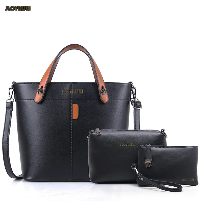 Последние 6 комплектов женская сумка кожаная через плечо|set women bags|women bagshoulder bags |