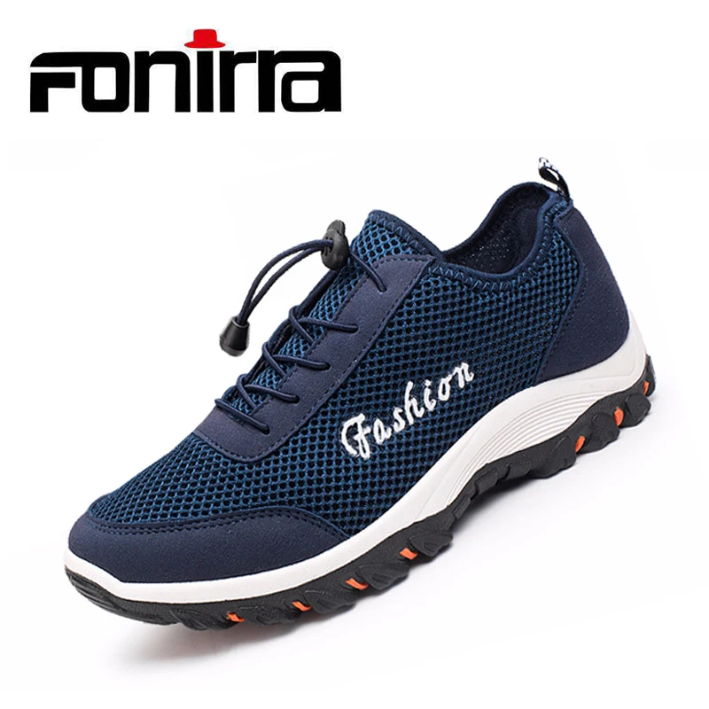 

FONIRRA New Arrival Sneakers Men Shoes Casual Adult Male Breathable Mesh Flats Loafers Spring Autumn Walking Casual Shoes 537