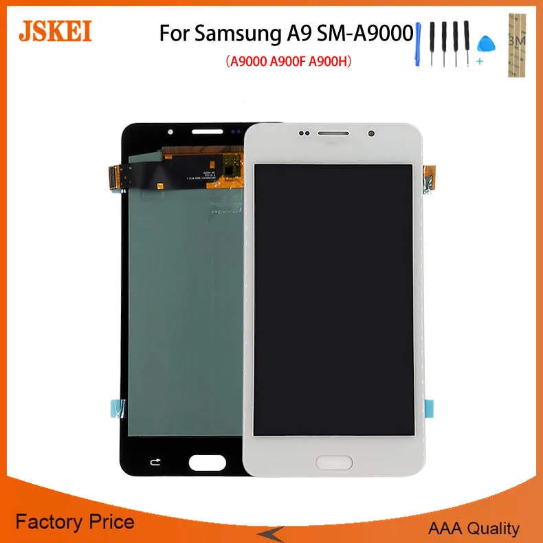 6 дюймов OLED для Samsung A9 A900 A9000 LCD сенсорный экран дигитайзер супер AMOLED LCDs замена