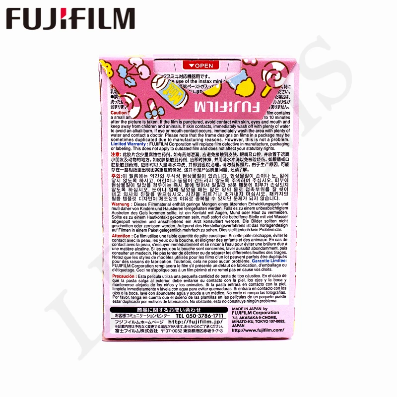 Новинка Fujifilm 10 листов Instax минисумка для персонажей SANRIO пленка глянцевая