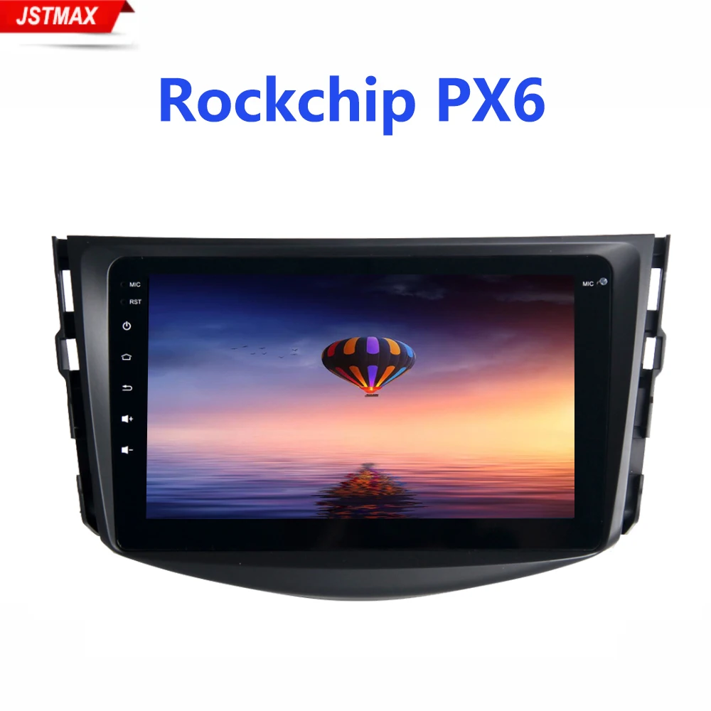 Автомобильный мультимедийный плеер IPS 8 дюймов Android 9 0 PX6 для Toyota RAV4 радио 2009 2010 2011