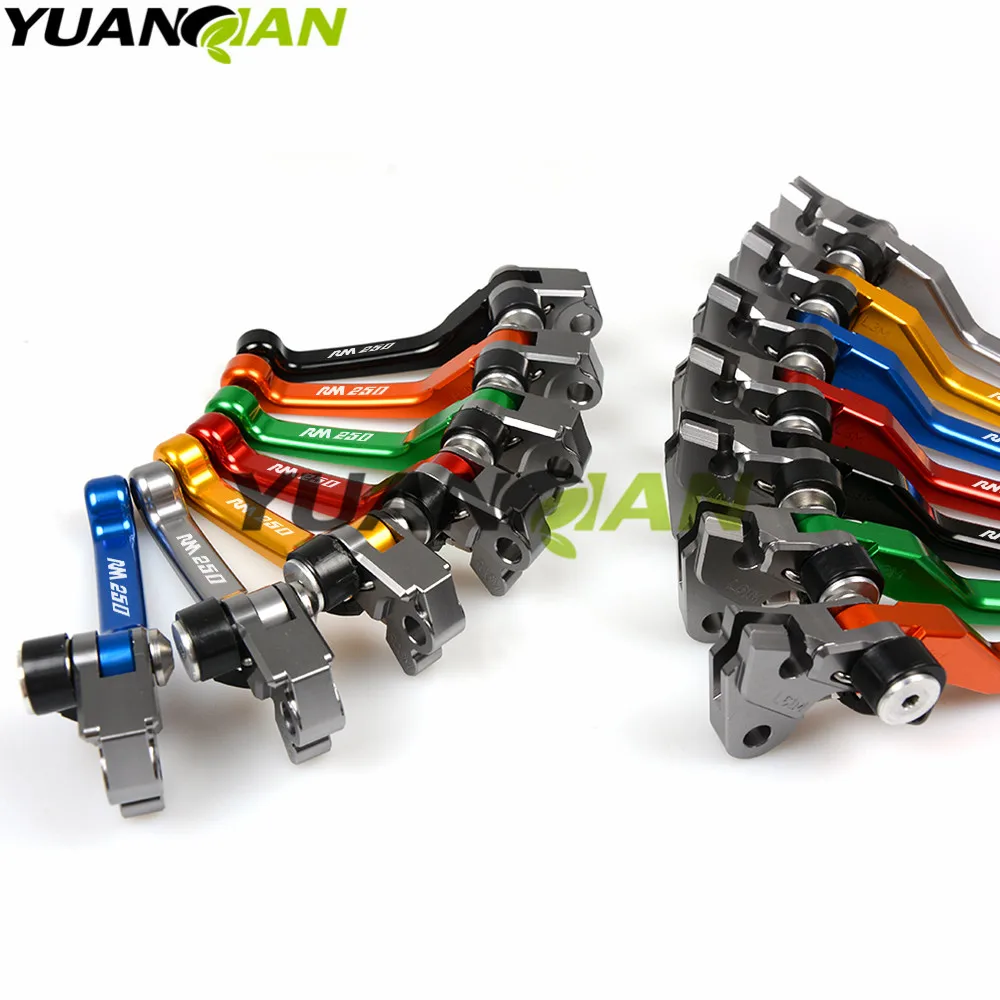 Для Suzuki RM 250 04 05 06 07 08 ЧПУ Рычаги сцепления тормоза мотоцикла|brake clutch levers|cnc brake