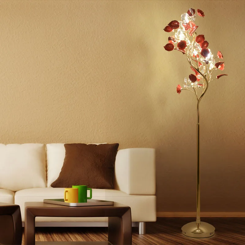 Спальня напольные светильники кристалл Торшеры Свадебные украшения гостиной