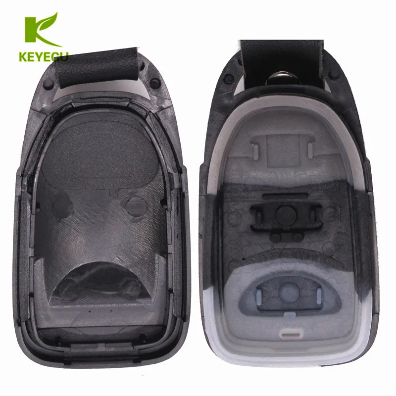 KEYECU запасной корпус автомобильного ключа чехол с 2 кнопками дистанционный ключ