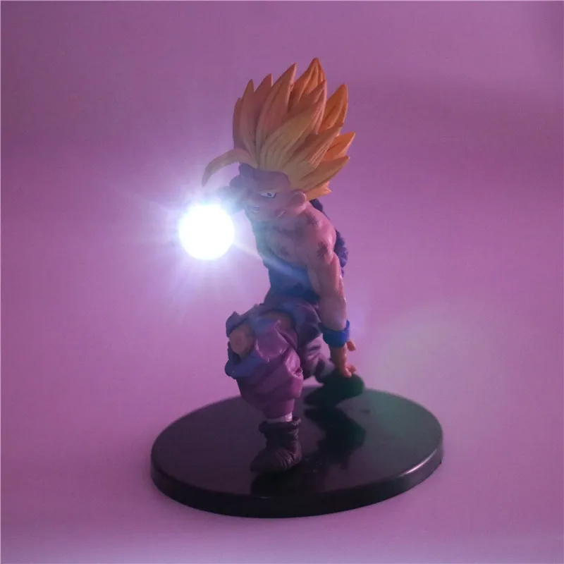 Dragon Ball Z Son Gohan аниме светодиодный светильник Супер Saiyan Son Gohan ПВХ фигурка игрушка ночные светильники Драконий шар Z игрушки figuas DBZ