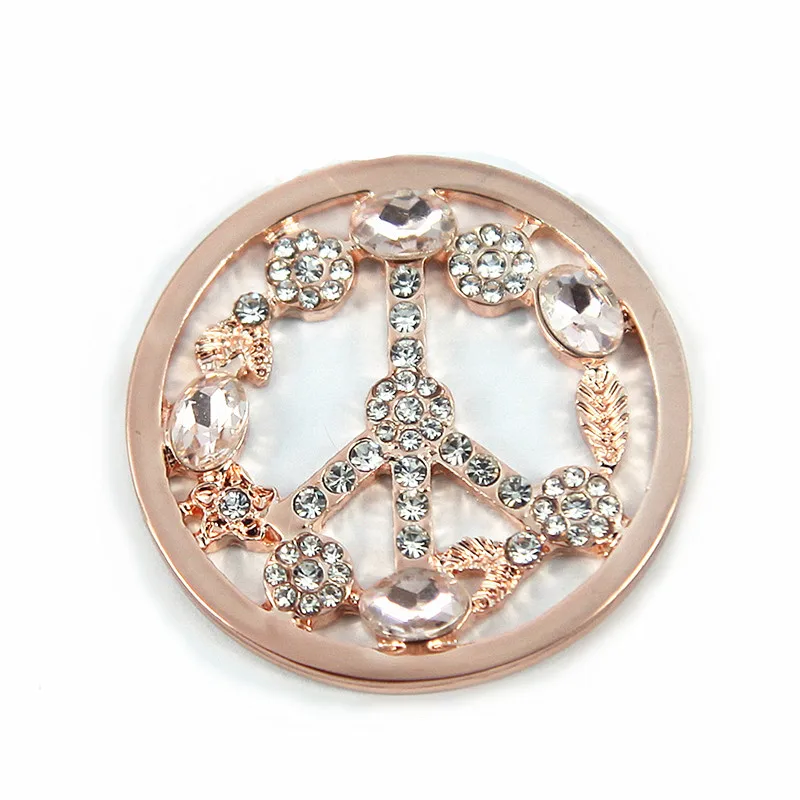 Somsoar ювелирные изделия 5 шт./лот Кристалл мир небесно голубая монета для моей