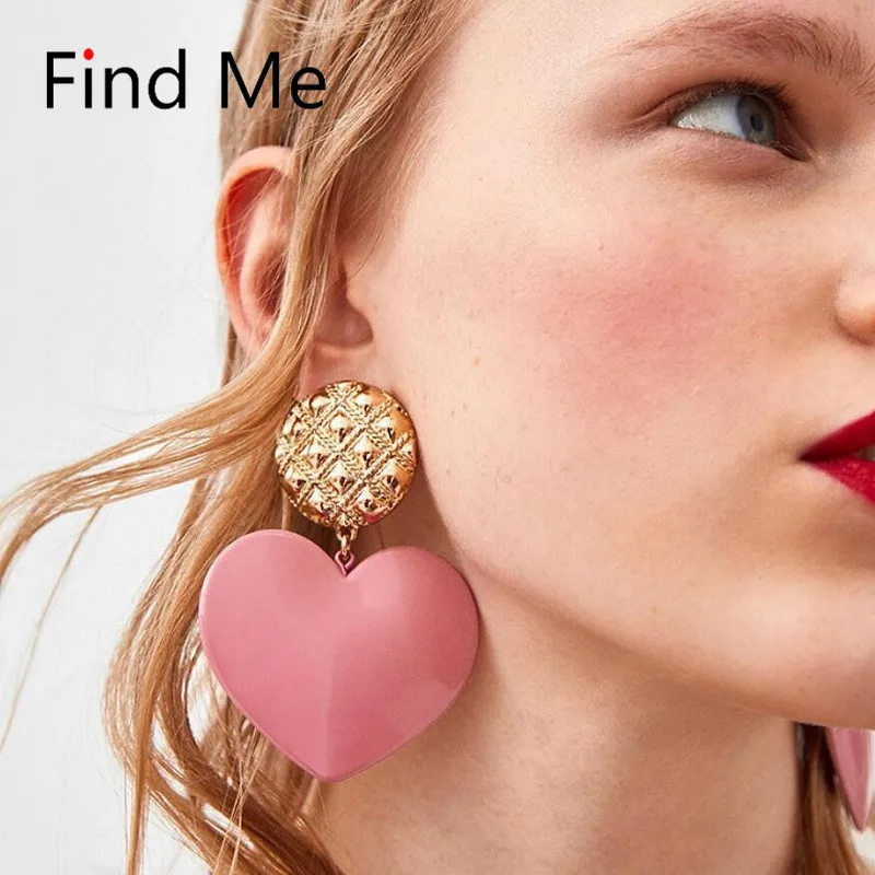 Find Me 2019 новые модные роскошные акриловые висячие серьги в стиле бохо винтажные