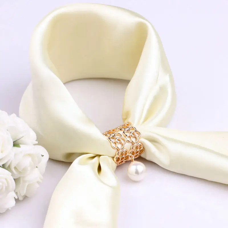 Женщины ювелирные изделия камелии цветы позолоченные имитация перл брошь