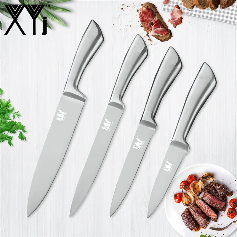 Кухонные ножи xyj интимные аксессуары Обстрагывая утилита Santoku шеф повар нарезки