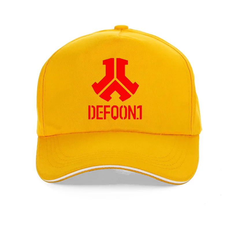 Бренд rock Defqon 1 Кепка Чистый хлопок дизайнерские бейсболки для женщин и мужчин хип-хоп кепка диджея унисекс регулируемые бейсболки шляпы Gorras - Цвет: Цвет: желтый