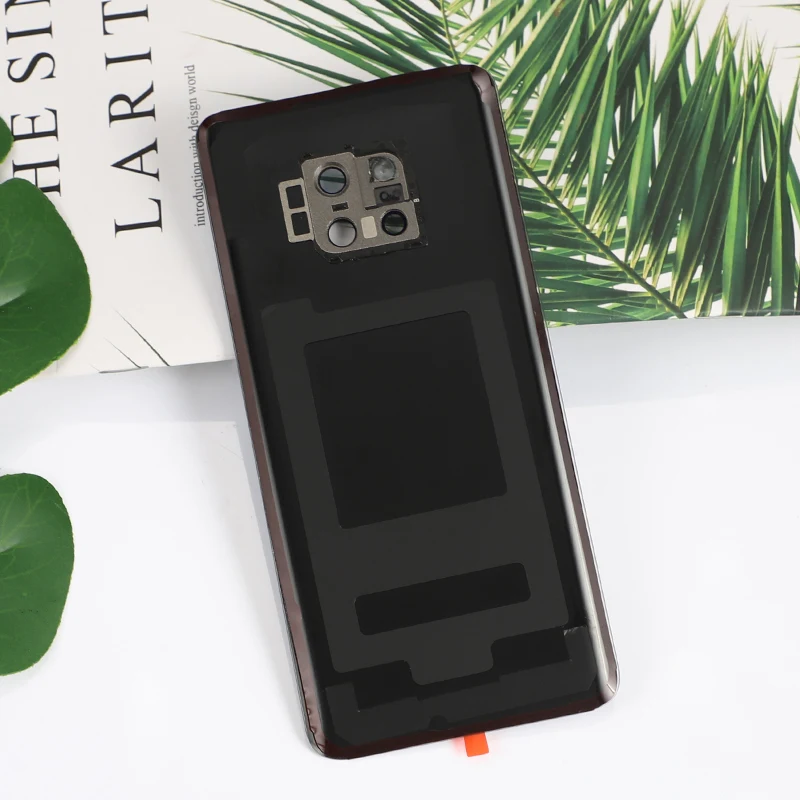 Mate 20 Pro корпус для huawei mate 20 Pro задняя крышка Стекло запасные части батарея Дверь реальный+ камера клей