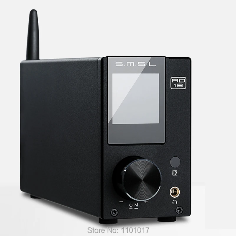 SMSL AD18 80 Вт * 2 настольный ЦАП усилитель HIFI EXQUIS DSP USB Bluetooth оптический/коаксиальный