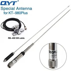 QYT KT-980 Plus мощная Двухдиапазонная 146436 МГц 3,05.5dBi Мобильная радиоантенна для QYT KT-980Plus Автомобильная Мобильная радиоприемник KT-980Plus