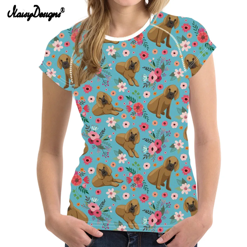 Женская футболка с принтом крови и цветов коротким рукавом | одежда