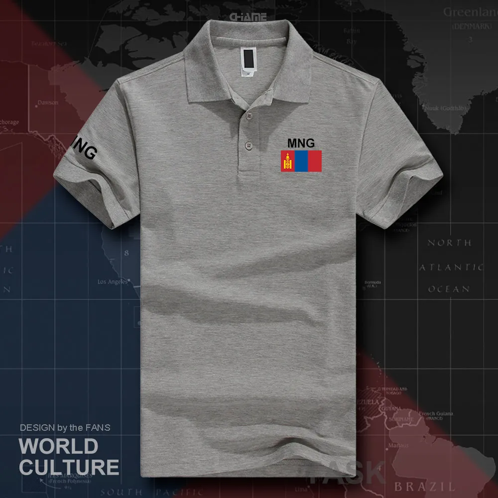 Mongolia polo shirts men short sleeve white brands printed for country 2017 cotton nation team flag new MNG Mongol Mongolian | Мужская